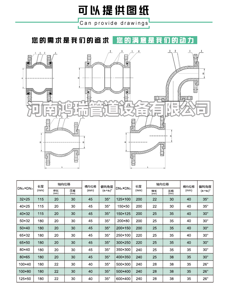 新款特价同心异径橡胶软接头避震喉减震器橡胶变径大小头软接头